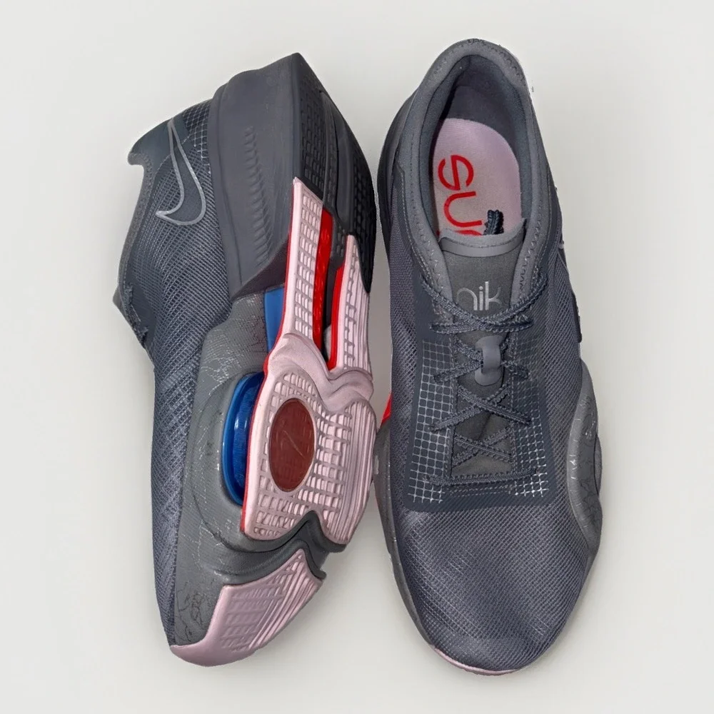 Nike‎ Air Zoom SuperRep 3 Mens Pure Platinum Cool Grey Training Shoes Size 12